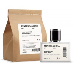 Sisters aroma Hand sanitizer wood amber 50ml Санітайзер