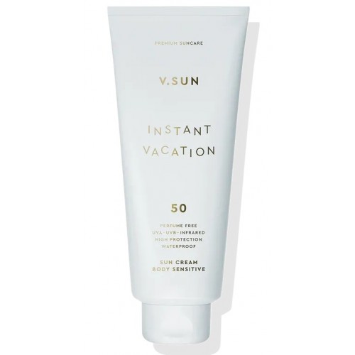 V.Sun Instant vacation sun cream body sensitive SPF 50 Сонцезахисний крем для тіла