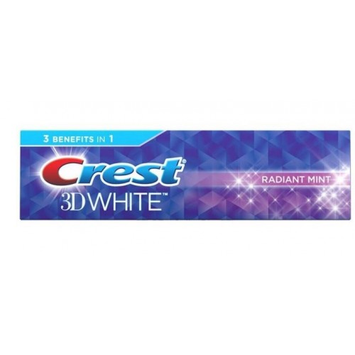Crest 3D white radiant mint 153 g Паста зубна активна мята 153 гр