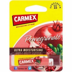 Carmex Ultra Smooth Lip Balm Stick Pomegranate