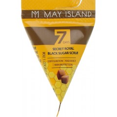 May Island black sugar scrub 3g Цукровий скраб для обличчя