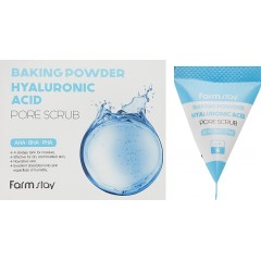 FarmStay Baking powder hyaluronic acid pore scrub Содовий скраб з гіалуроном