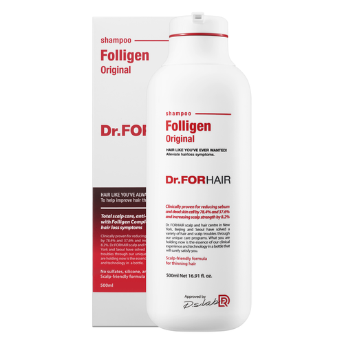 Dr.Forhair Folligen shampoo 500ml Шампунь проти випадіння волосся