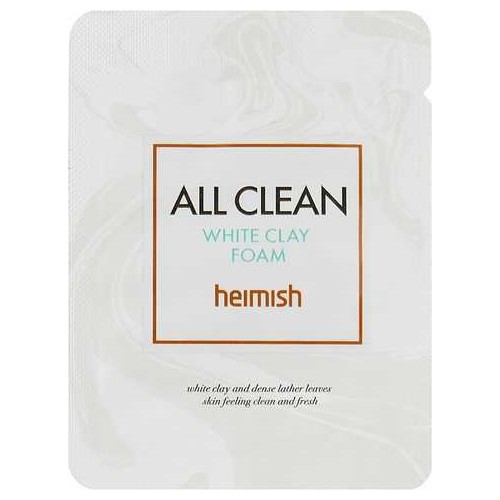 Heimish all clean white clay foam Пробник пінки для вмивання