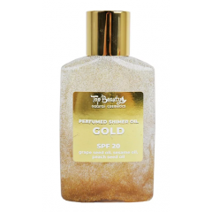 TopBeauty Perfumed shimer oil Gold 100мл Олія з шиммером