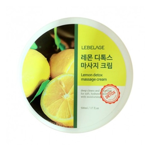 Lebelage lemon detox massage cream Лимонний масажний детокс-крем