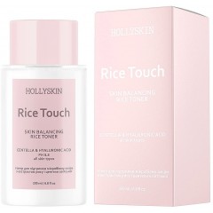 Hollyskin Rice Touch 200 ml Тонер для підтримки мікробіому з центеллою та рисом