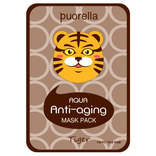 Puorella Маска тканинна антивікова для обличчя "Тигр"