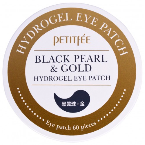 Petitfee&Koelf Патчі для очей з чорною перлиною та золотом