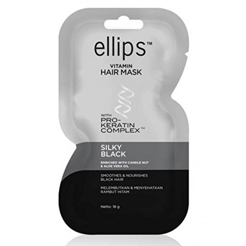 Ellips Vitamin Hair Mask Маска для волосся "Шовкова Ніч" з Про-Кератиновим комплексом, 20 г