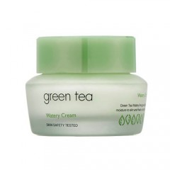 Its skin green tea watery cream.Зволожуючий і заспокійливий крем з зеленим чам
