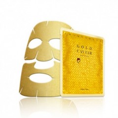 Holika Holika Золота тканинна маска на основі чорної ікри