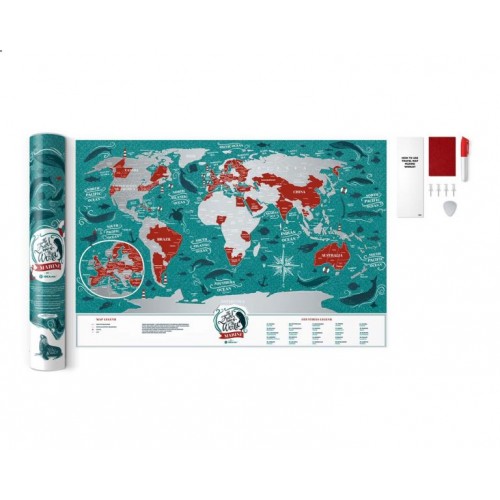 1DEA.me Карта світу у морському стилі