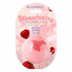 Mr.Scrubber Бомбочка для ванни з ароматом полуничного коктейлю