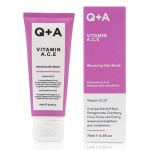 Q+A Vitamin A.C.E. warming gel mask 75ml Мультивітамінна маска для обличчя