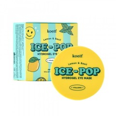 Koelf Ice-pop lemon hydrogel eye mask Патчі під очі з лимоном 60шт