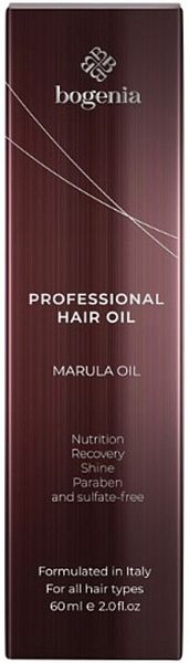 Bogenia professional hair oil marula 60 ml ЦБ-00023665 фото