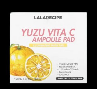 Lala Recipe Yuzu Vita C Ampoule Pad 1 шт ЦБ-00033703 фото