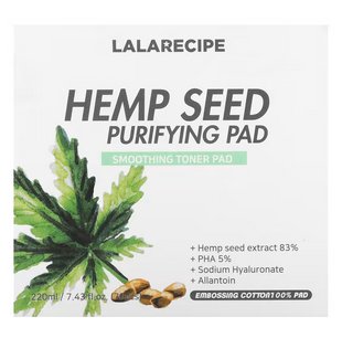 LaLa Recipe Hempseed Purifying Pad 1 шт. ЦБ-00033704 фото