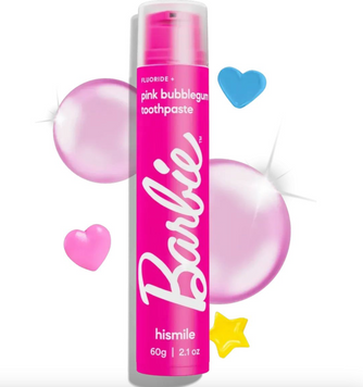 Hismile Barbie Pink Bubblegum 60g Зубна паста зі смаком жуйки ЦБ-00040363 фото