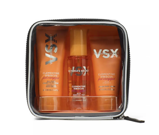 Victoria's Secret シークレットチャーム 3本セット Victorias Secret Clementine Hibiscus Набір з косметичкою купити в