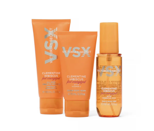 Victorias Secret Clementine Hibiscus Набір з косметичкою купити в