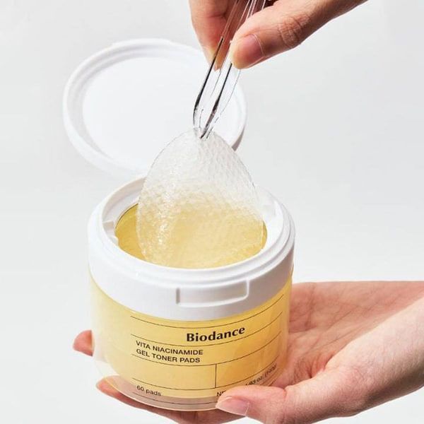 Biodance Vita Niacinamide Gel Toner Pads 60шт Пади з ніацинамідом ЦБ-00036071 фото