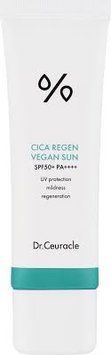 Dr.Ceuracle cica vegan sun gel 50ml Сонцезахисний крем з центелою (оновлений) ЦБ-00020417 фото