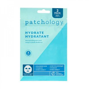 Patchology Hydrate 5 min Зволожуюча експрес маска 2 шт ЦБ-00032658 фото