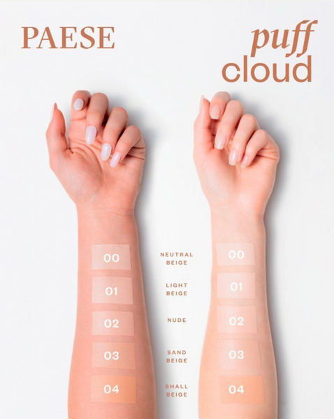 Paese Puff Cloud 01 Light Beige 37ml Тональний крем ЦБ-00039748 фото