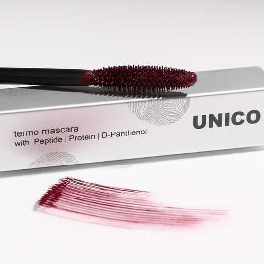 Unico Mascara Burgundy Бургунді термотуш з пептидами ЦБ-00042340 фото