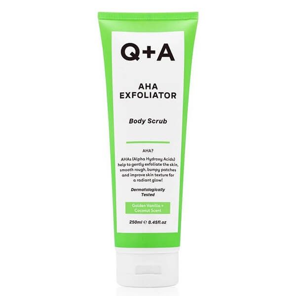 Q+A AHA Exfoliator Body Scrub 250ml Скраб для тіла з АНА кислотами ЦБ-00031604 фото