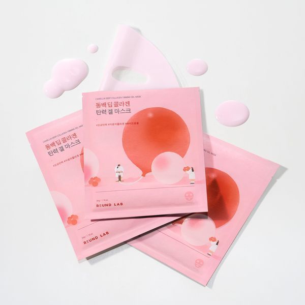 Round lab Camellia Deep Collagen Firming Gel Mask Гелева маска з колагеном ЦБ-00035839 фото
