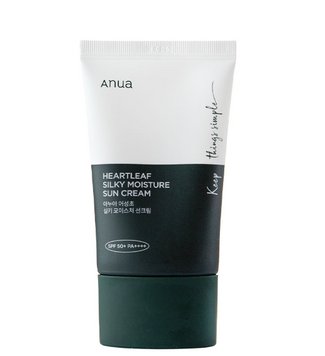 Anua Heartleaf Silky Moisture Sun Cream 50ml Сонцезахисний крем ЦБ-00032763 фото