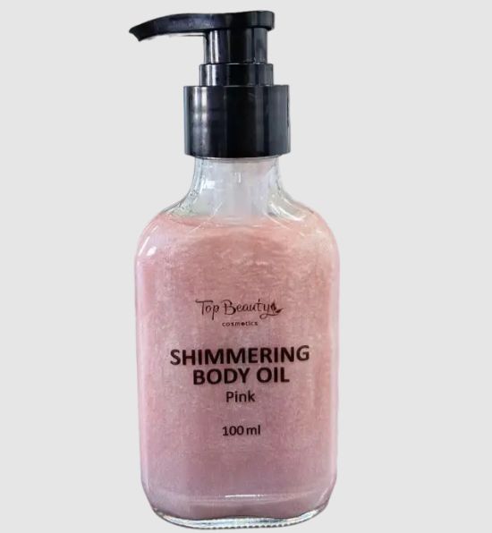 Top Beauty Body Shimmer Oil Pink 100ml ЦБ-00033487 фото