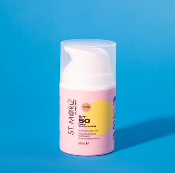 St.Moriz Suncare SPF 50 Tinted Face 50ml Тонуючий сонцезахист для обличчя ЦБ-00040759 фото