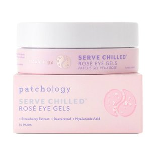 Patchology Serve Chilled Rose eye Освіжаючі патчі з трояндою 15 пар ЦБ-00032663 фото