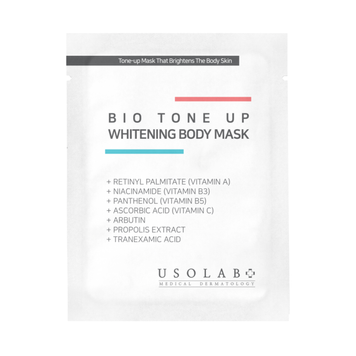 Usolab Bio Tone Up Whitening Face Mask 20ml Освітлююча маска ЦБ-00041363 фото