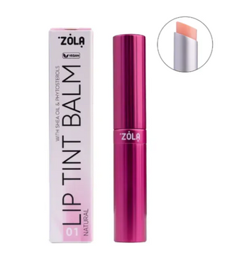 Zola Lip Tint Balm 01 Natural 3g Відтінковий бальзам для губ ЦБ-00041850 фото
