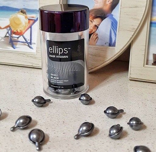 Ellips Hair Vitamin Silky Black (50x1мл) ЦБ-00006728 фото