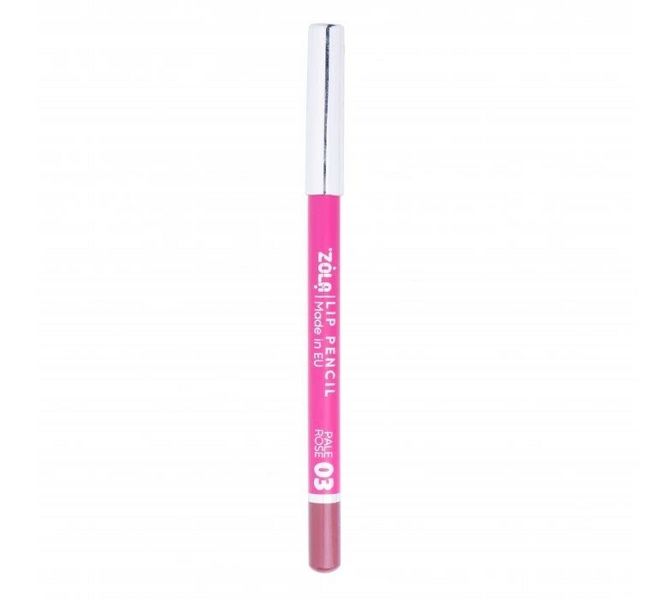 Zola Lip Pencil 03 Pale Rose Олівець для губ ЦБ-00033612 фото