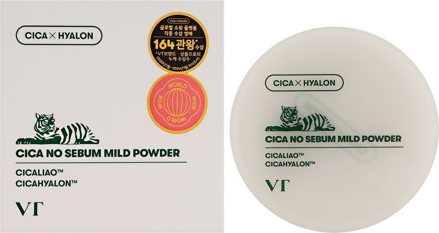 VT Cosmetics Cica No Sebum Mild 5g Матуюча пудра для обличчя ЦБ-00037193 фото