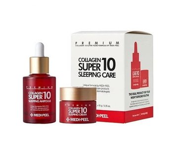 Medi Peel Collagen Super 10 Sleeping Care Set 10 мл + 30 мл ЦБ-00030992 фото