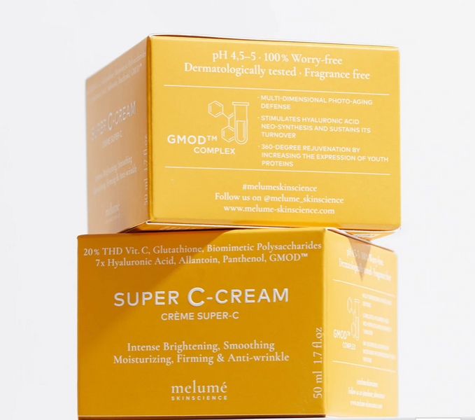 Melume Super C-Cream 50ml Антиоксидантний крем з 20% вітаміну С THD Уцінка до 08.26 ЦБ-00039479 фото