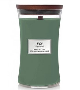 Woodwick Large Mint Leaves & Oak 609г ЦБ-00033738 фото