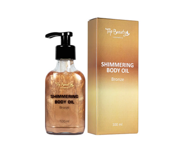 Top Beauty Shimmering Bronze 100ml Олія суха мерехтлива для тіла ЦБ-00017429 фото