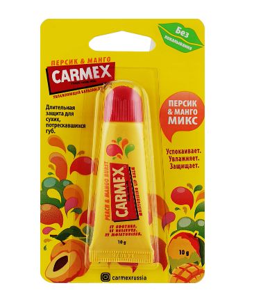 Carmex NEW бальзам для губ "Персик і манго" ЦБ-00024155 фото