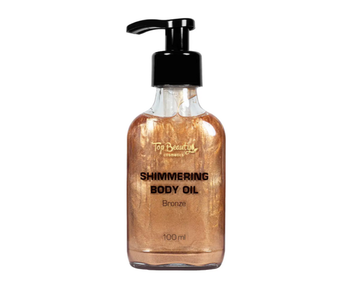 Top Beauty Shimmering Bronze 100ml Олія суха мерехтлива для тіла ЦБ-00017429 фото