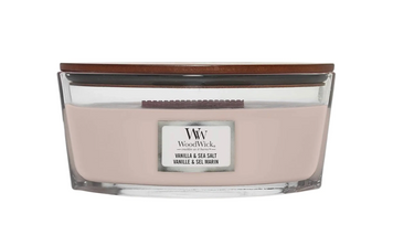Woodwick Ellipse Vanilla Sea Salt 453г Свічка ЦБ-00037798 фото