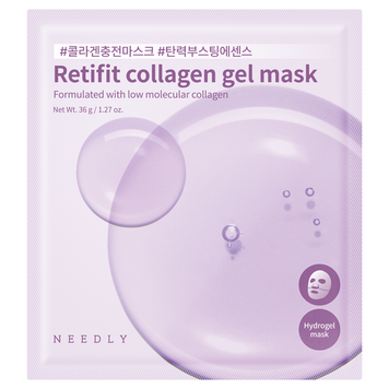 Needly Retifit Collagen Gel Mask Гідрогелева маска з колагеном та ретинолом ЦБ-00038733 фото